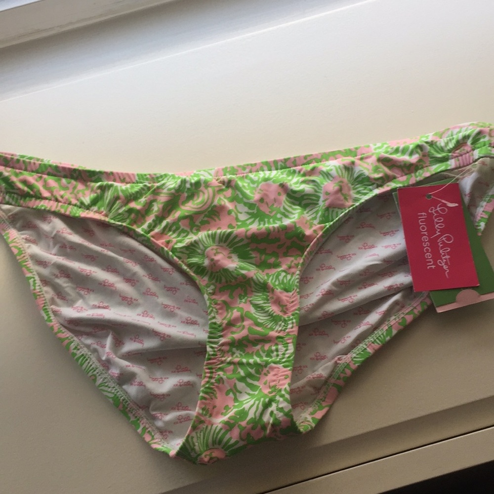 NWT Lilly Pulitzer bikini bottom sizeM cabana pink